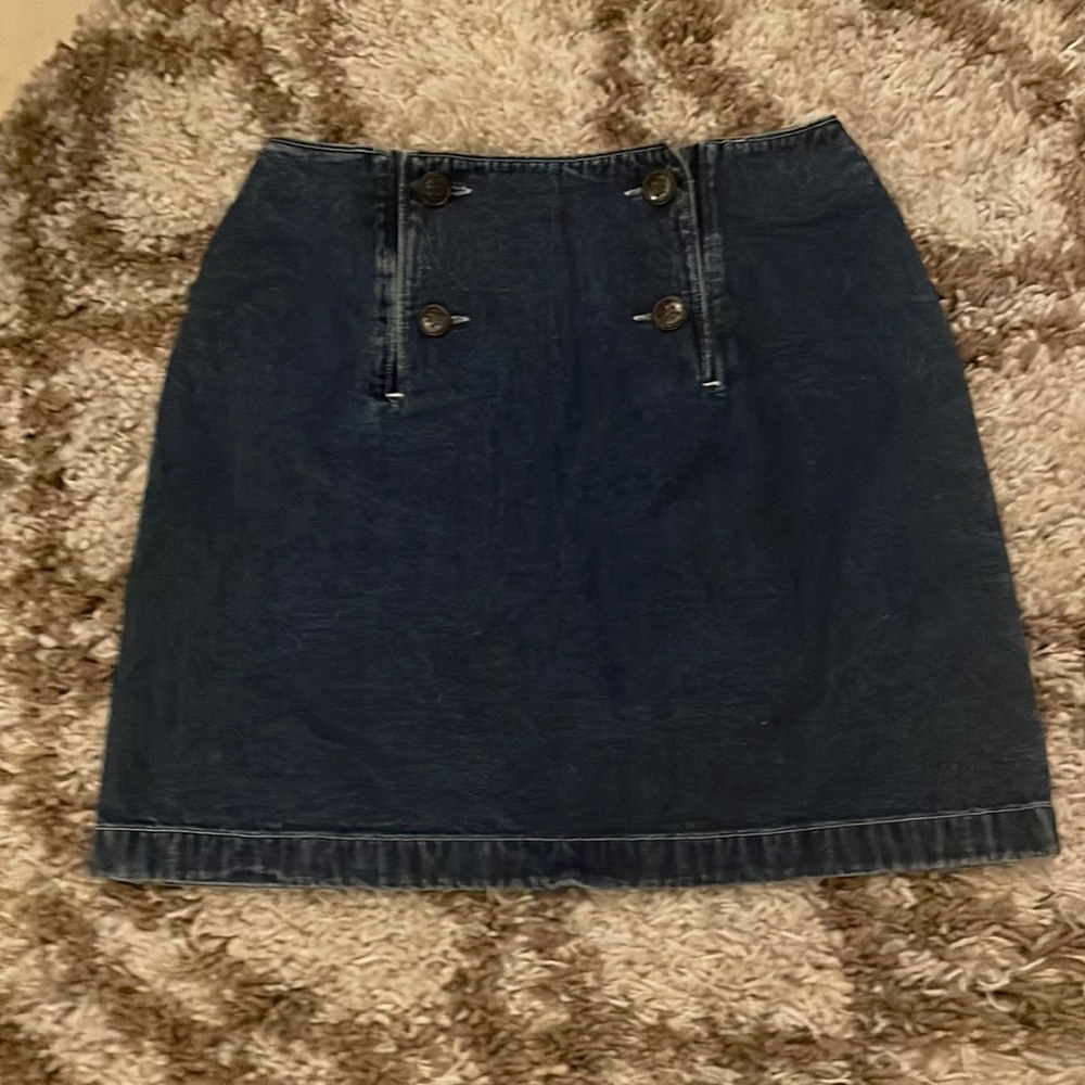 Denim Skirt size 5/6 button front